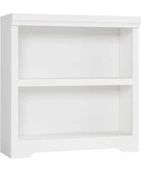 gaomon 2-Tier Farmhouse Bookshelf, 31.5" Tall Open Bookcase with Adjustable Shelves, 31.5" Wide Storage for Home Office Living Room Bedroom