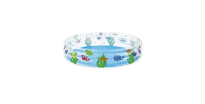 Gnuadz Themed Inflatable Kiddie Pool Ocean Design Easy Setup