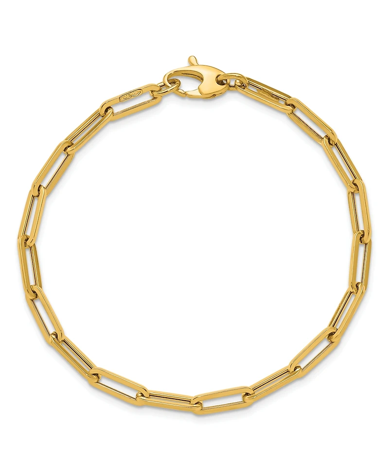 Macy's Paperclip Chain Bracelet in 18k Yellow Gold