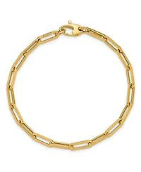 Macy's Paperclip Chain Bracelet in 18k Yellow Gold