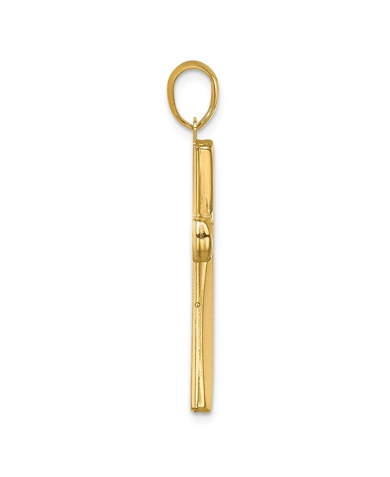 Macy's Cross Pendant in 18k Yellow Gold