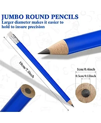 Gnuadz Wooden Pencil Black Core Carpenter Woodworker Framer Diy 48