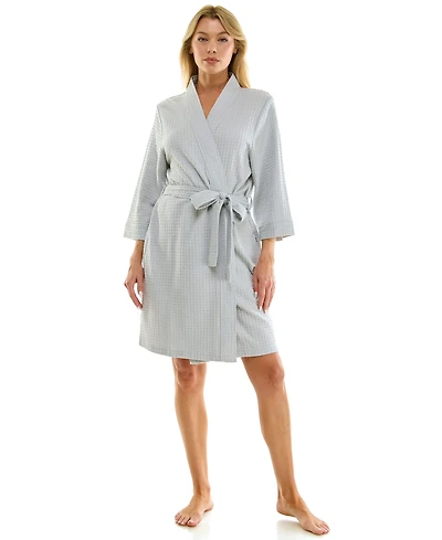 Jaclyn Intimates Women's Waffle Kimono Wrap