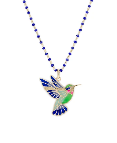 Patricia Nash Large Hummingbird Pendant Necklace