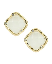 Patricia Nash Semi-Precious Stone Button Post Earrings