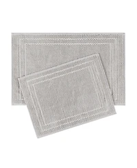 Hunter Luxe Looped Cotton 2-Pc. Bath Mat Set