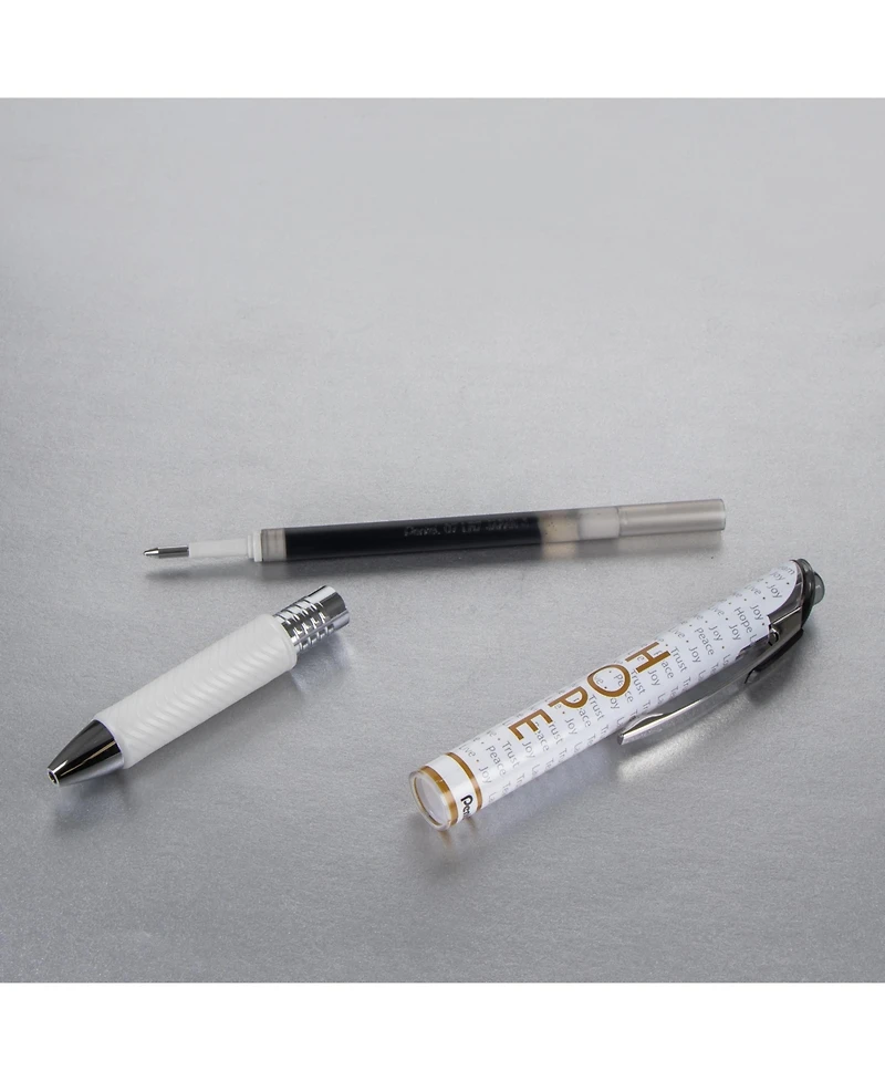 Pentel EnerGel Inspire Refillable Gel Pen, 0.7mm, Ink 6-pk