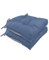 Gnuadz 2 Piece Chair Cushion Dining Memory Foam Waterproof Non Slip Ties