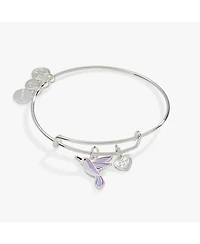 Alex and Ani Joy Hummingbird Duo Charm Bangle Bracelet