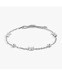 Alex and Ani Butterfly and Flower Anklet