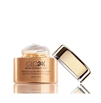 GLO24K Neck & Face Led Beauty Massager + 24k Moisturizing Day Cream.