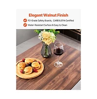 Sugift Bar Table 5PCS 47 Bars Tables Set Bar Tables and Chair Set with Rounded Edge Design