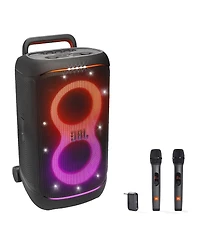 Jbl PartyBox 520 Portable Speaker Karaoke Bundle with Two Wireless Microphones