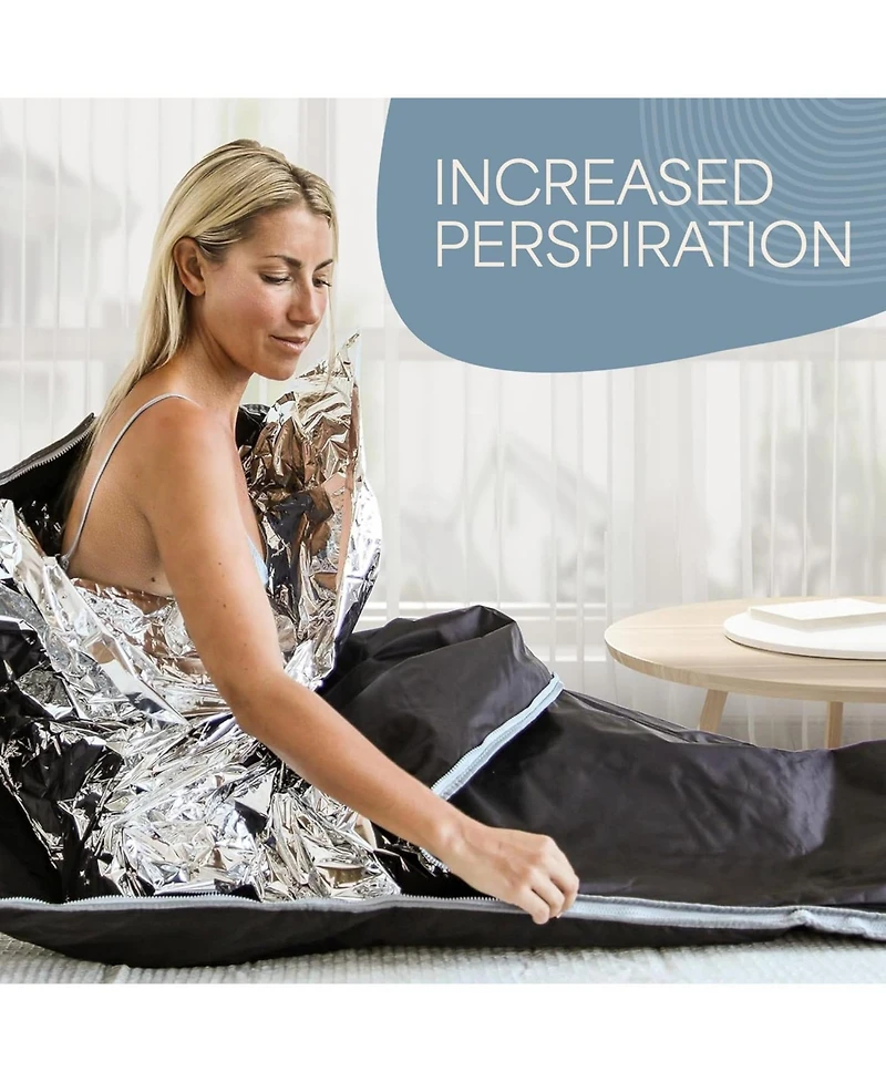 LifePro Disposable Sauna Wrap Thermal Foil Blanket Heat Retention Wrap for Far Infrared Sauna Therapy.