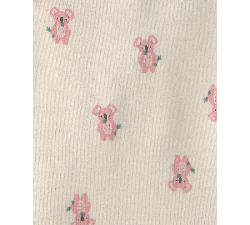 Carter's Baby Girls' Bunny Print Short-Sleeve Bodysuits, 5-Pack
