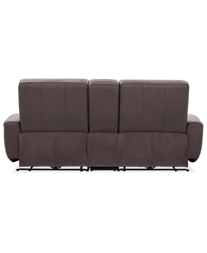 Symond 3-Piece Leather 2 Power Motion Sofa