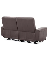 Symond 2-Piece Leather 2 Power Motion Sofa