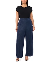 Msk Plus Side Slit Cropped Pull-On Pants
