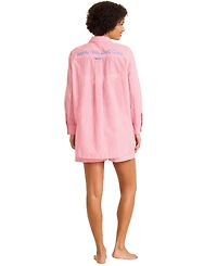 Tommy Bahama Women's Long-Sleeve Swim Cover Up Shirt