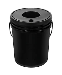 Sugift Dwc Hydroponic System, 5 Gallon 5 Buckets, Deep Water Culture Kit