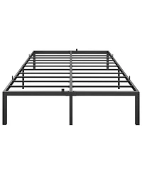 homfan 14Inch Heavy Duty Metal Platform Bed Frame - Sturdy Low Profile Mattress Foundation