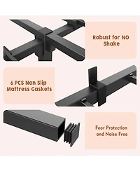 homfan 10 Inch Heavy Duty Metal Platform Bed Frame