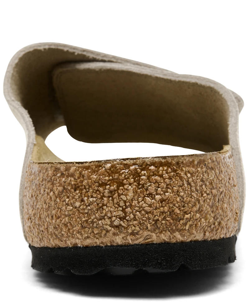 Birkenstock Men's Solana Suede Leather Slide Sandals from Finish Line