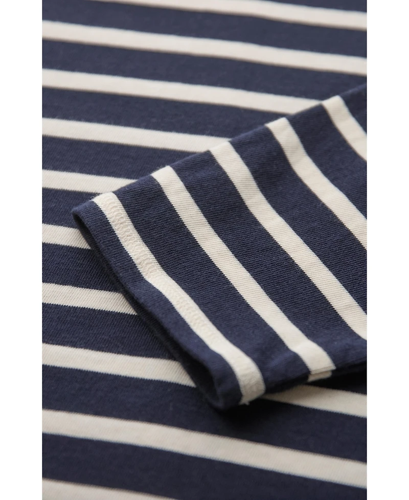 Celtic & Co. Women's and Striped Knee Length Jersey Dress