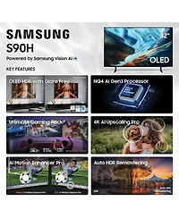 Samsung QN48S90HAEXZA 48" S90H Series Oled 4K Uhd Smart Vision Ai Tv (2026)