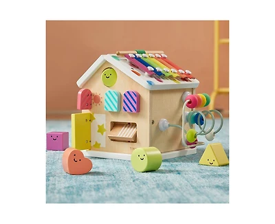 Tiny Land 9-in-1 Wooden Activity Cube - Montessori Baby Center