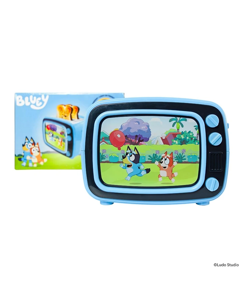 Uncanny Brands Retro Tv Toaster with Light Up Frame
