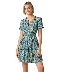 Adrianna Papell Women's Split V-Neck Dress