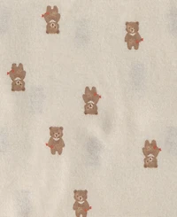 Carter's Baby Boys' and Girls' Bear Receiving Blankets, 4-Pack