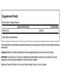 Swanson Malic Acid quality Supplement for Cellular Energy Production Supports Muscle Nourishment and Energy 100 Veggie Capsules