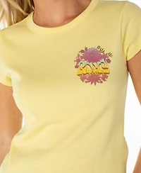 Roxy Women's Tribal Sunset Graphic Crewneck T-Shirt