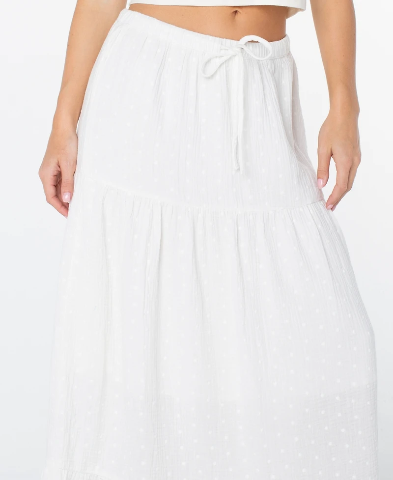 Roxy Women's Side Street Tiered Maxi Skirt