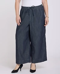 Nydj Plus Whitney Pull-On Cargo Crop Pants