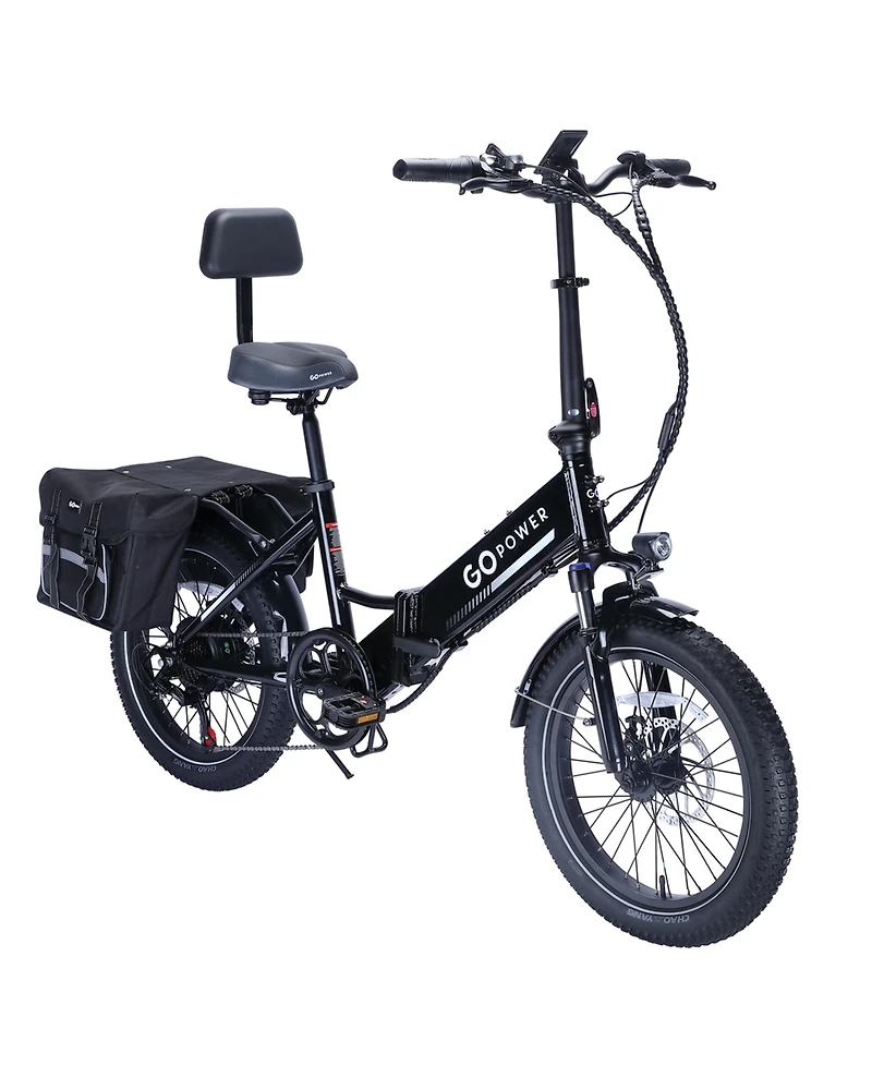 GoPowerBike GoCurv Folding Electric Bike 20MPH Max Speed and 500W Motor