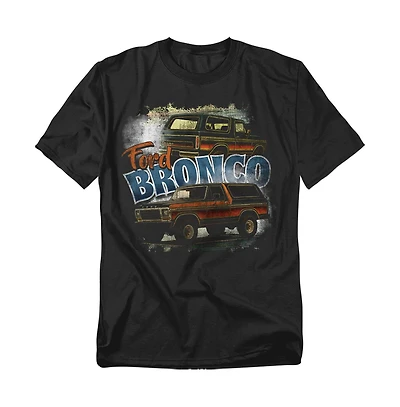 Mustang Men's Ford Bronco Clouded T-Shirt