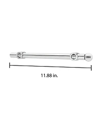 Rev-a-Shelf 12" Extendable Metal Closet Valet Rod, Chrome, Cvr-12-cr (4 Pack)