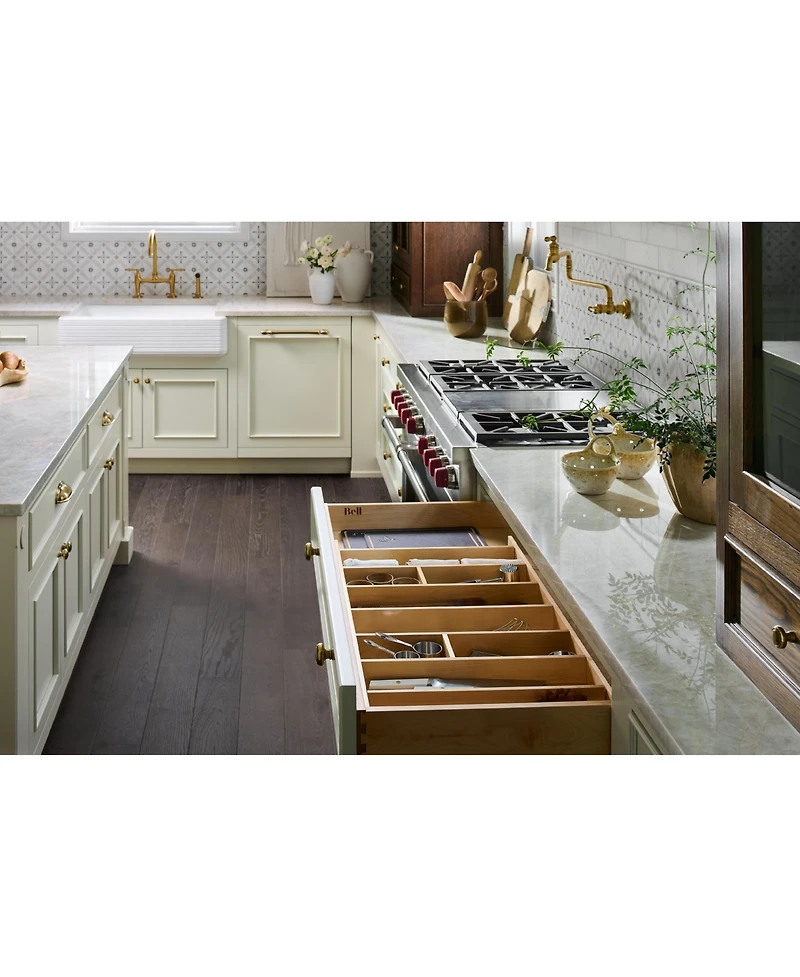 Rev-a-Shelf Wood Trim to Fit Drawer Organizer Insert, 33.13'' x 22'', 4WUT-36-1