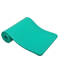 Signature Fitness 1" Extra Thick Exercise Fitness Yoga Mat w/ Carry Strap