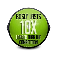 Bosu 72-10850LGNBLK Home Gym Equipment The Original Balance Trainer 65 cm Diameter, Black and Green