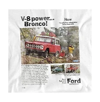 Mustang Men's Ford Bronco Advert T-Shirt