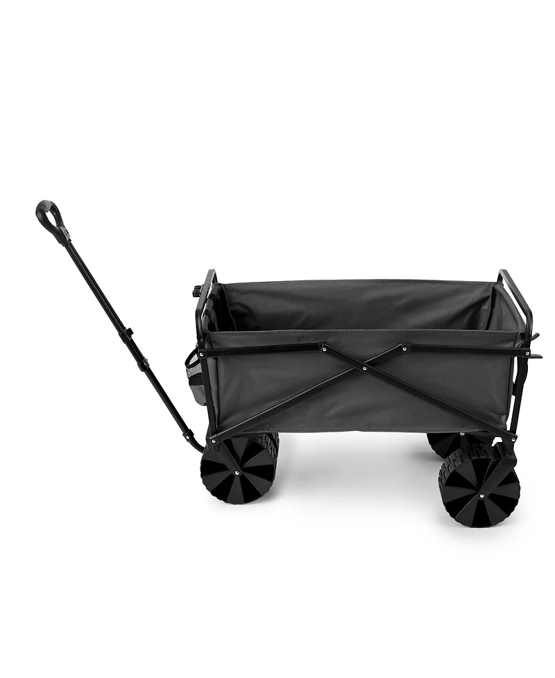 Seina 150lb Capacity Collapsible Steel Frame Outdoor Utility Wagon Cart