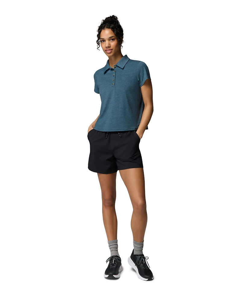 Columbia Women's Csc Soft Stretch Short-Sleeve Polo T-Shirt
