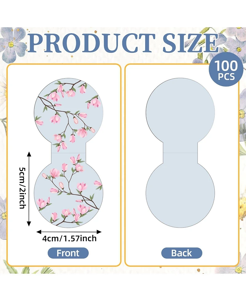 Gnuadz Magnetic Bookmarks Floral Reading Gift Women Office