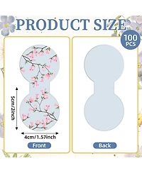 Gnuadz Magnetic Bookmarks Floral Reading Gift Women Office