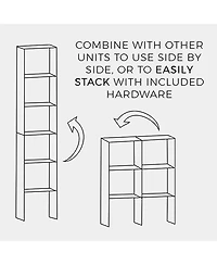 Closetmaid Decorative Home Stackable 2-Cube Cubeicals Organizer Storage, White