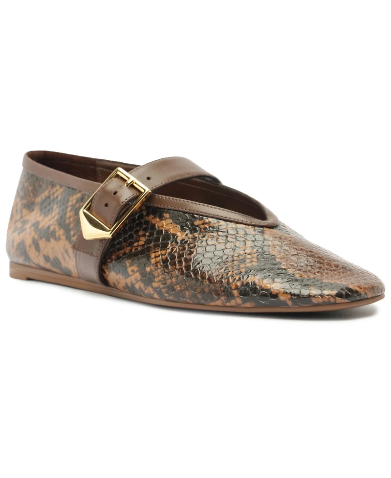 Schutz Women's Vick Square Toe Flats